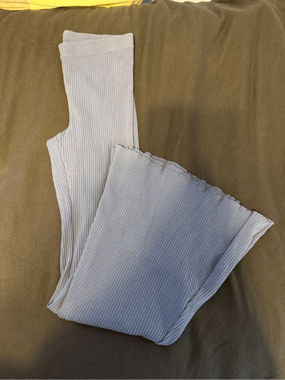 Aerie Kick-it Ribbed Super Flare Pant